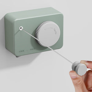 Invisible Retractable Clothesline Indoor Punch-free Bathroom Bathroom Drying Rack Balcony Shrink Cool Clothes Aimak Store