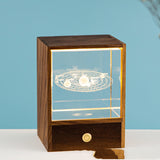 Wooden Box Square Crystal Ball Elk Cloud Night Light Christmas Birthday Gift Aimak Store