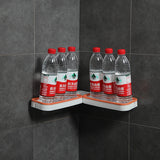 631 Wall Hanging Rotatable Soap Dish Bathroom Corner Dual Purpose Shelf Aimak Store