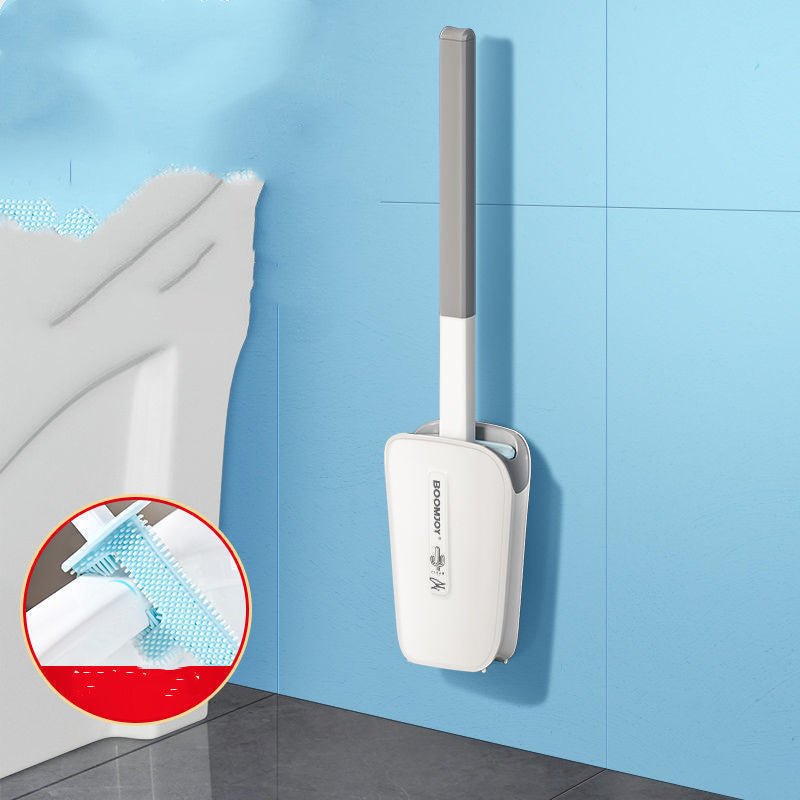 Toilet Brush Household No Dead Corner Bathroom With Bucket Wall Mounted Aimak Store