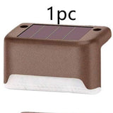 Solar outdoor courtyard lamp staircase wall lamp Aimak Store