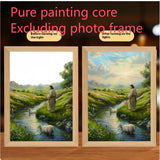 Jesus LED Light Painting Home Decoration Light Painting Photo Frame Led Night Light Room Decor Christmas Gifts Moon Lamp Aimak Store