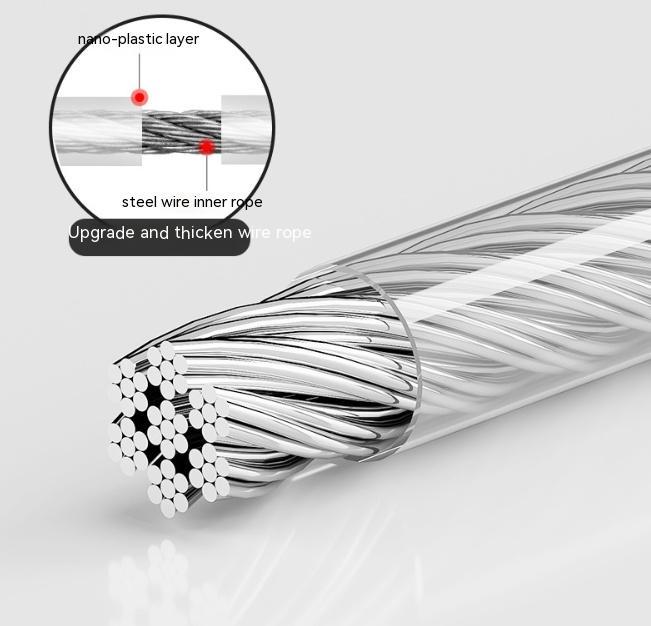 Invisible Retractable Clothesline Indoor Punch-free Bathroom Bathroom Drying Rack Balcony Shrink Cool Clothes Aimak Store